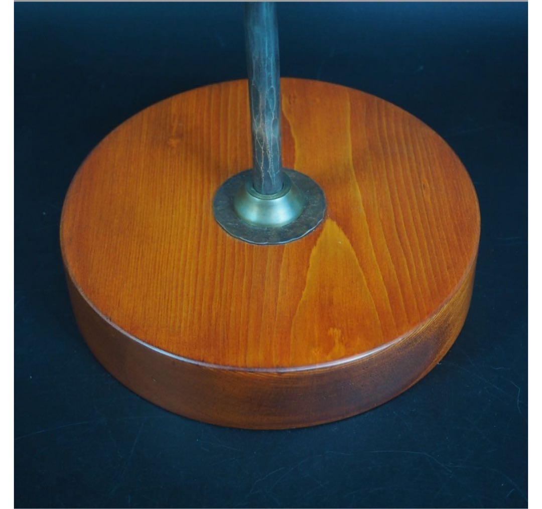 misafafa　送料無料　鍛金作家　嵯峨卓作　フクロウ　高36ｃｍ