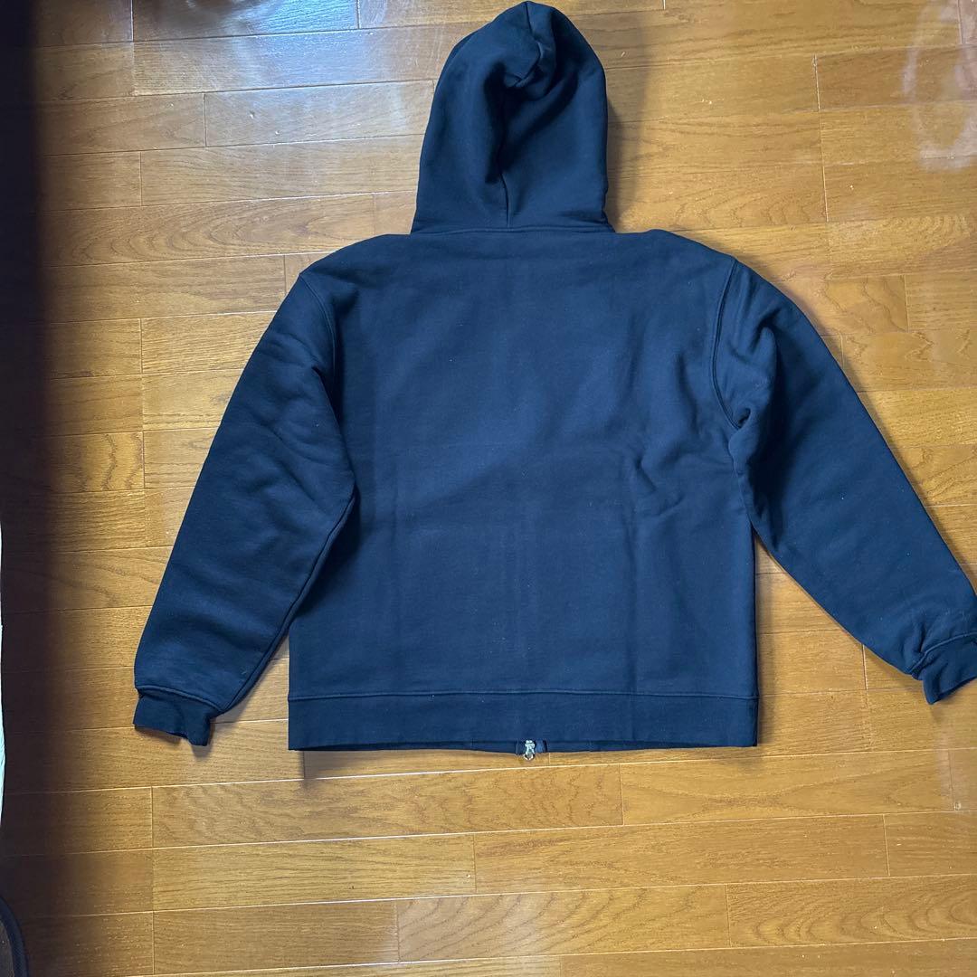 DIME ジップアップパーカー ブラック　L