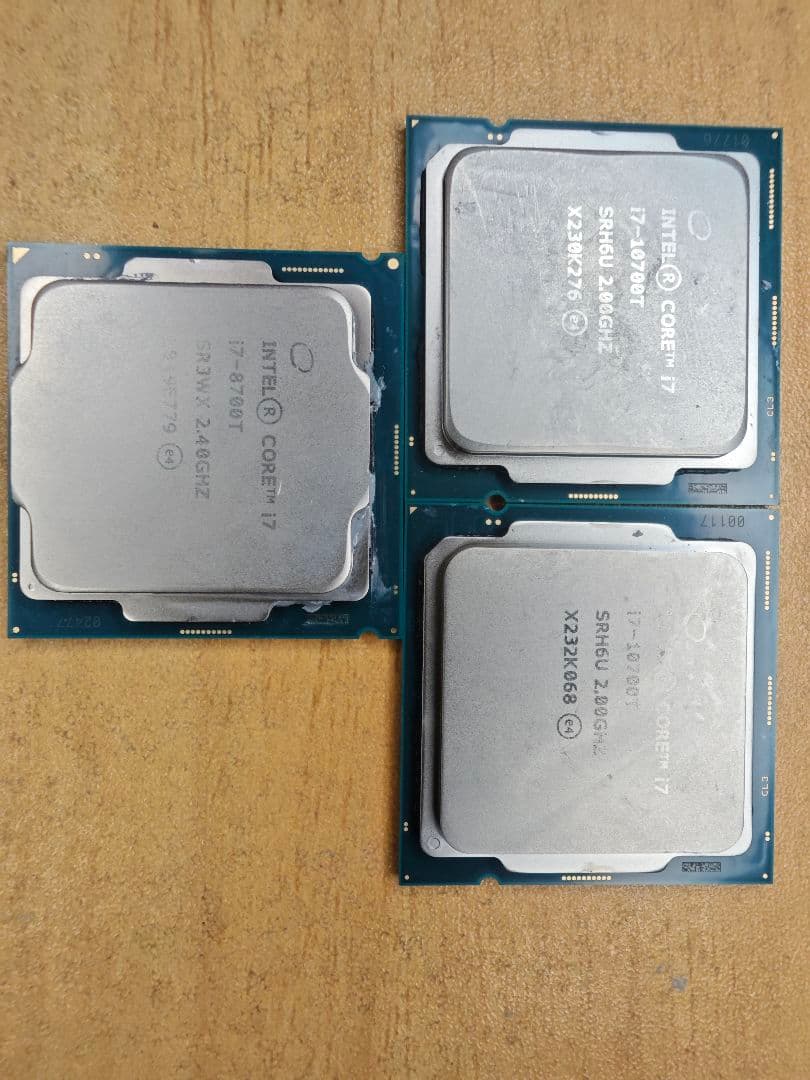 ニ*ム様 Intel Core i7-10700T2枚 i7-8700T1枚