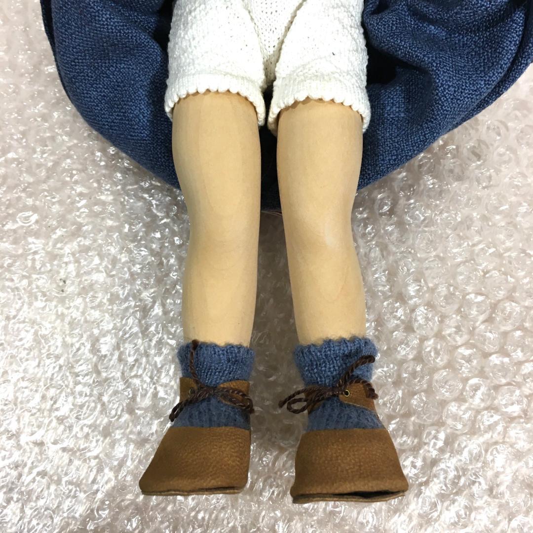 ○[美品] ポングラッツ人形 pongratz オールウッド 木製人形37cm
