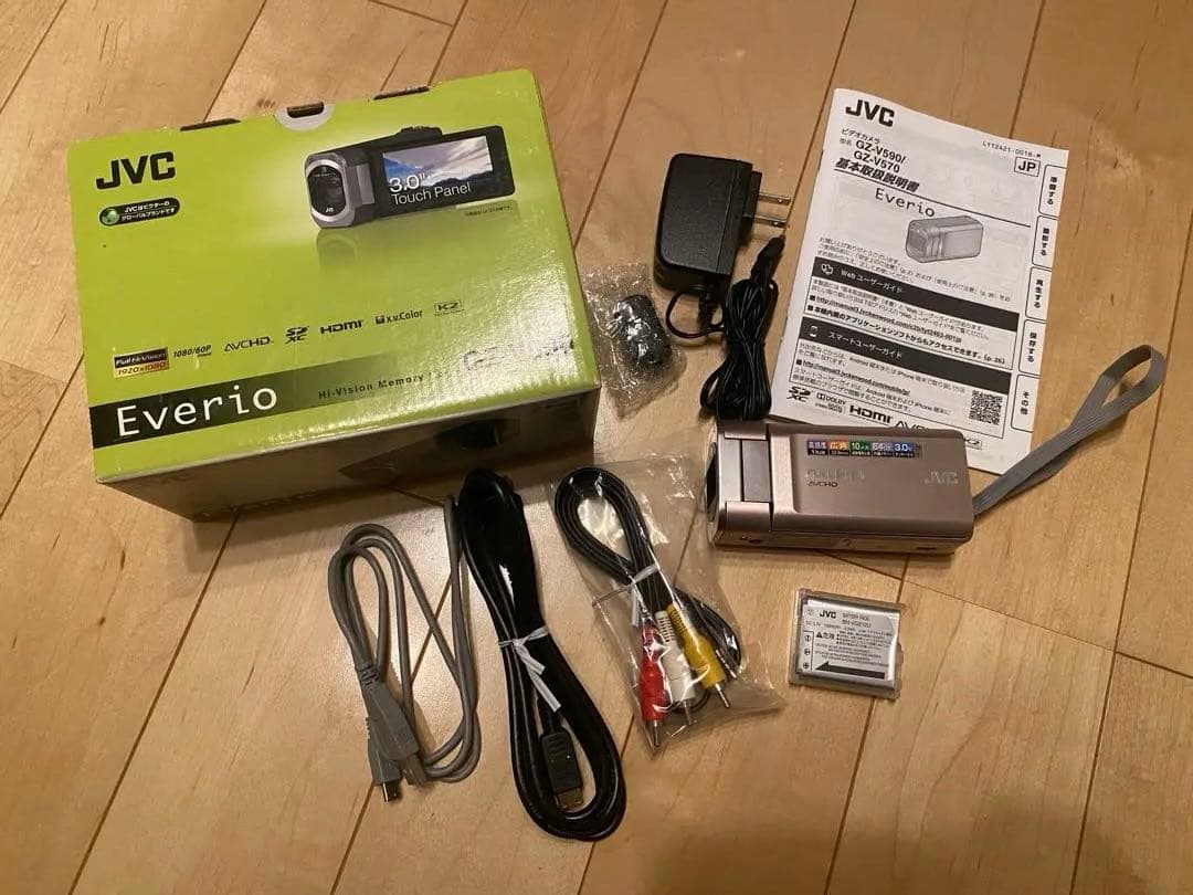 JVC Everio GZ-V590 ビデオカメラ本体