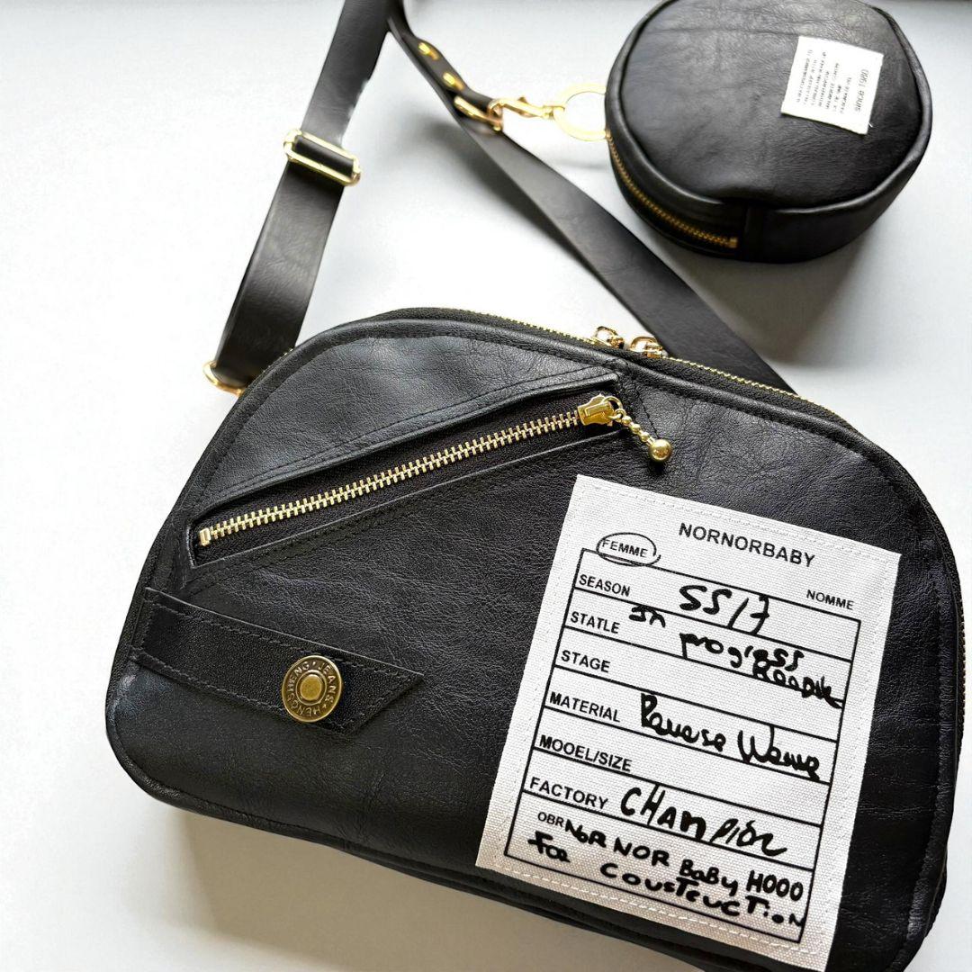 Wallet shoulder bag ポーチ付き／ゴールド金具