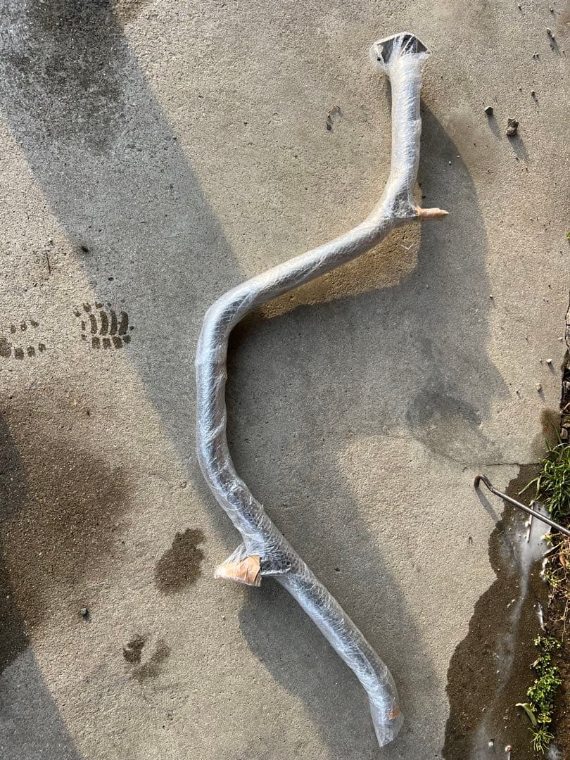 プリウス50ステンレス　リアピース爆音マフラー