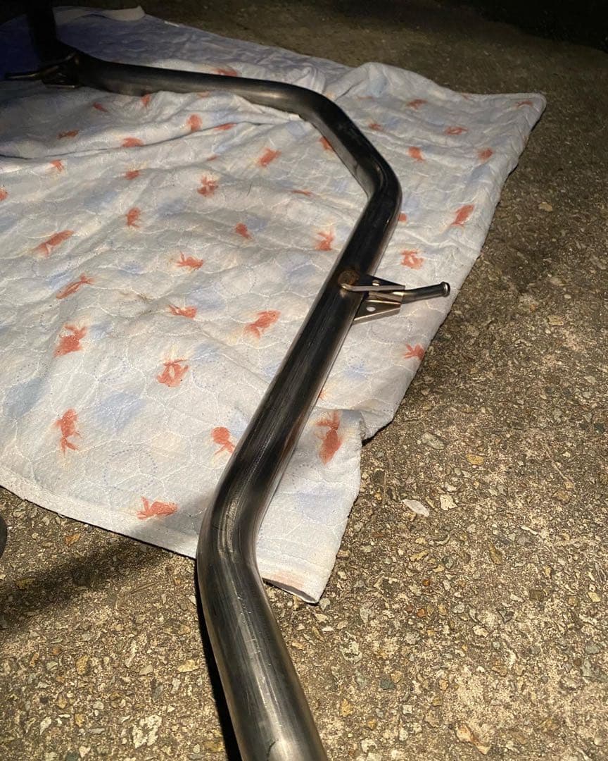 プリウス50ステンレス　リアピース爆音マフラー