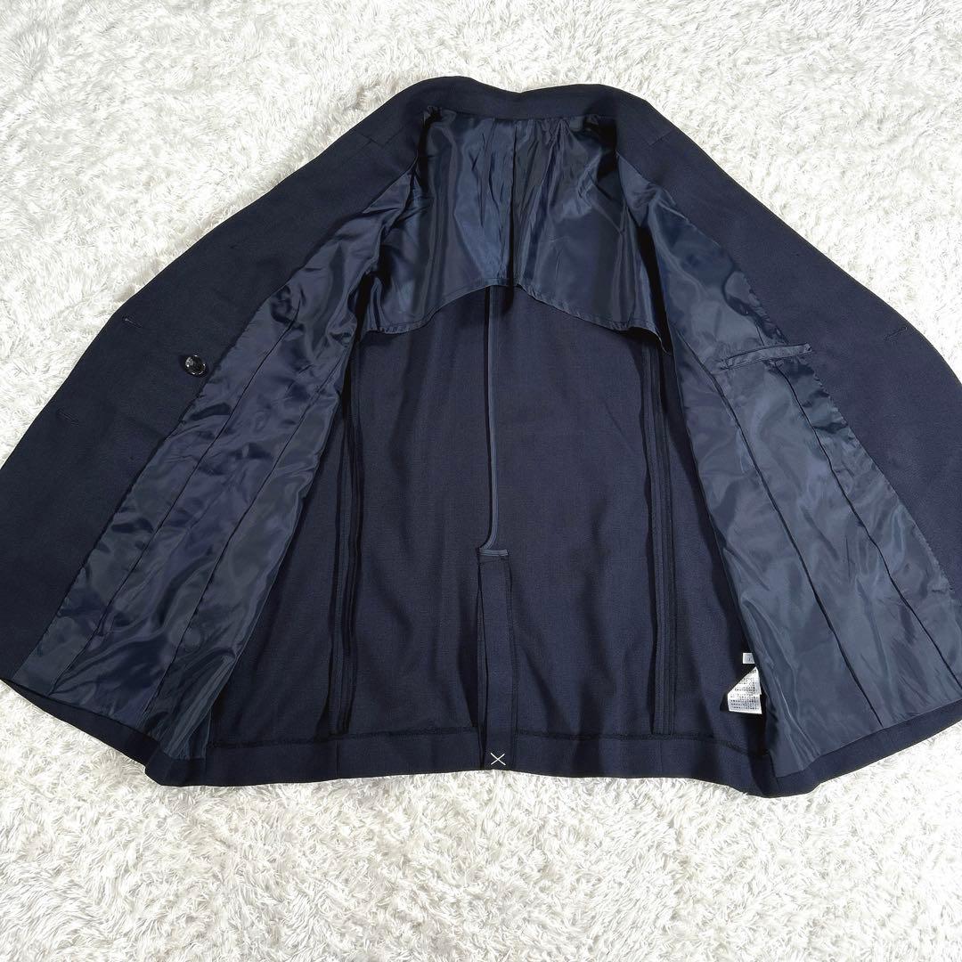 【3点セット・大きいサイズ 5L】　ニッセン　パンツスーツ　紺ブレ　ベスト　紺