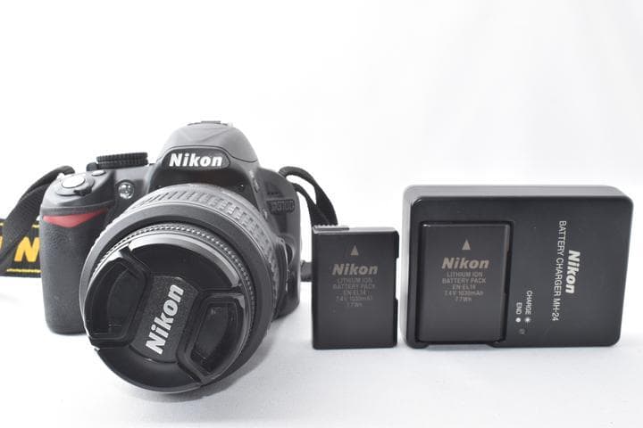 【美品】ニコン Nikon D3100 ブラック デジタル一眼レフカメラ