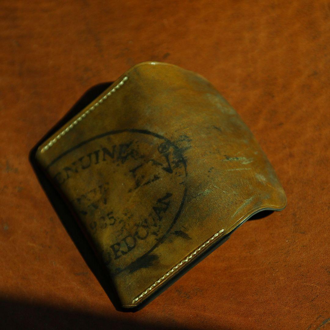 シェルコードバンバックスキン　ミニ財布