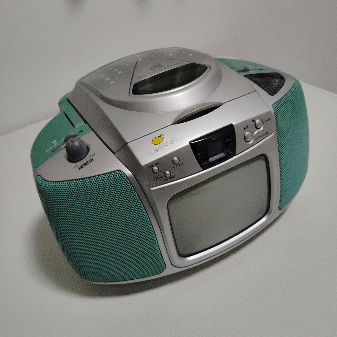 Lemon TV CDラジオ プレイヤー　レトロ　ブラウン管　貴重　レア