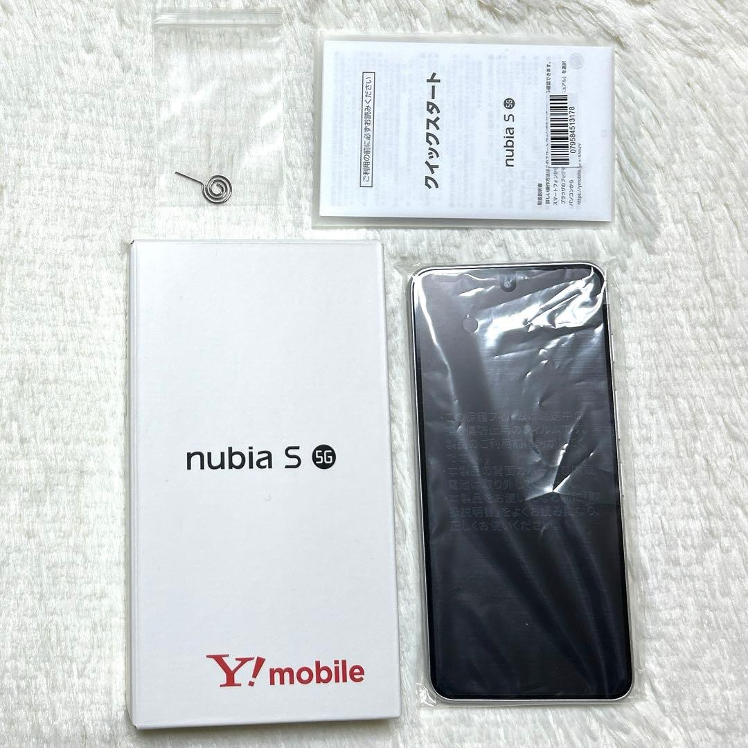【新品・未使用】nubia S 5G A403ZT ホワイト SIMフリー