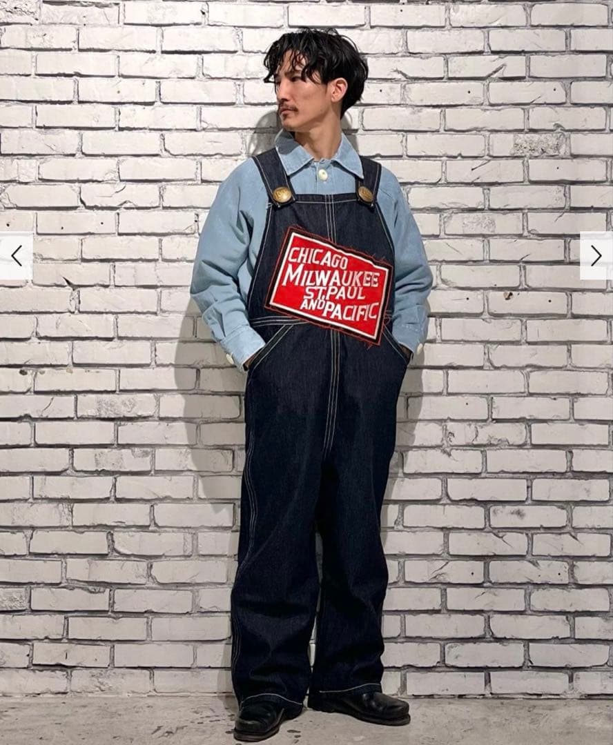 Lee パッチド オーバーオール　 L