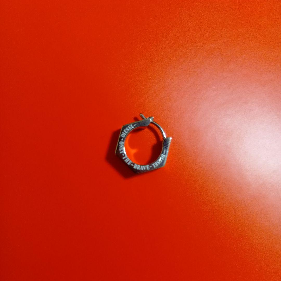 DIESEL DX145 00DW シルバー ピアス(片耳用)