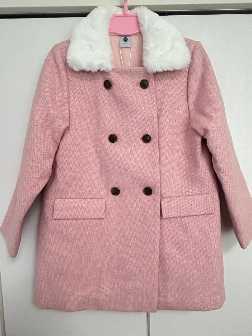 【新品・未使用品】PETIT BATEAU ウールコート 8ans 128cm