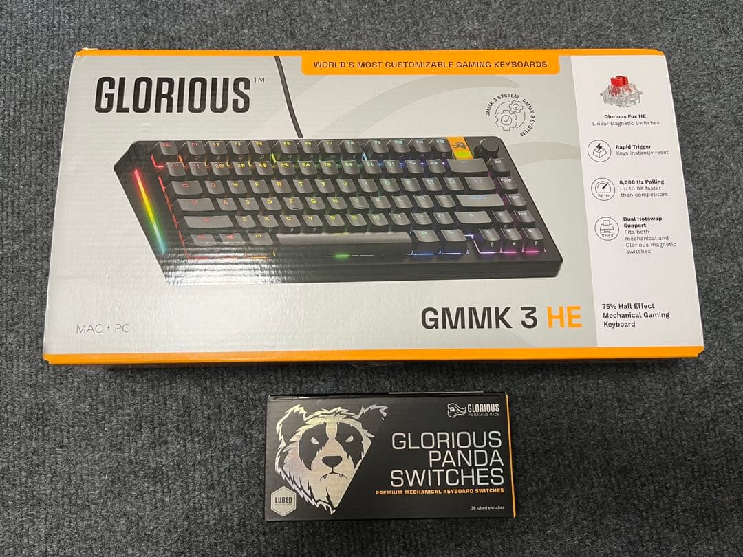 GLORIOUS GMMK 3 HE メカニカルキーボード