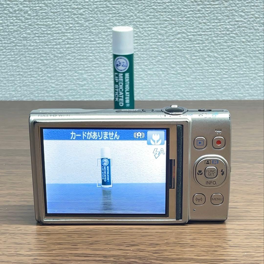 【美品】 Canon IXY650 新品充電器 新品バッテリー 付き