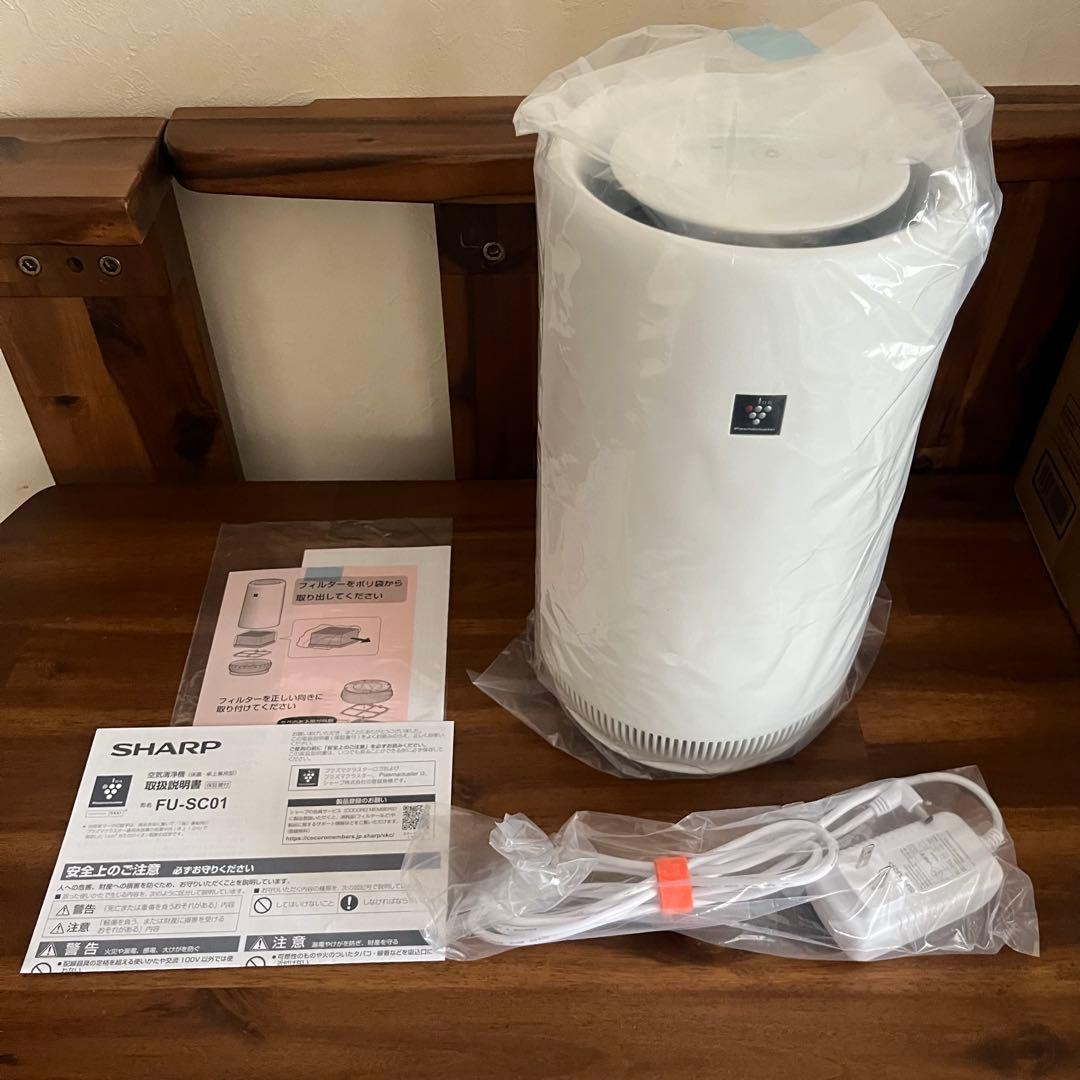 SHARP FU-SC01-W 空気清浄機 ホワイト