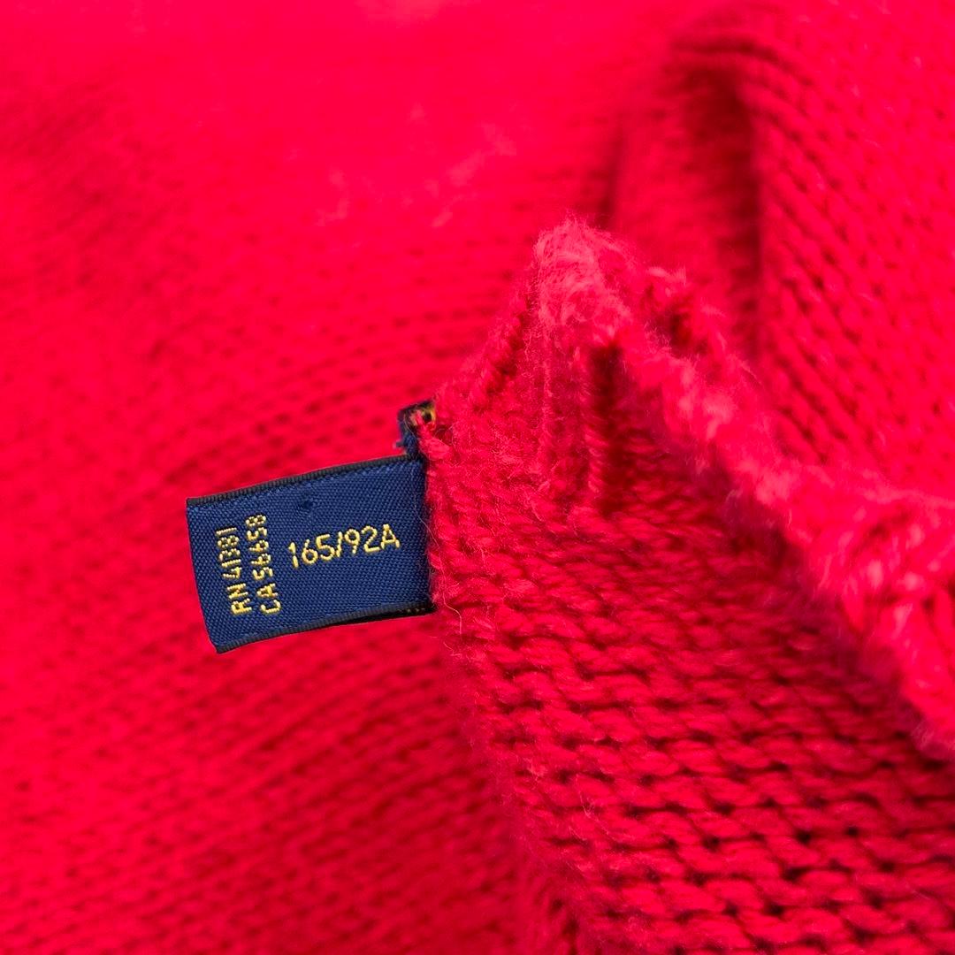 現行 POLO RALPH LAUREN ポロベア 刺繍 ニット セーター