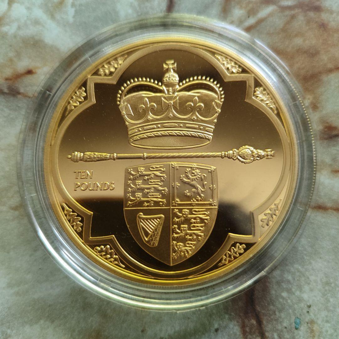 【超希少】 2003 ロイヤルミント　イギリス 戴冠 5OZ 大型 銀貨