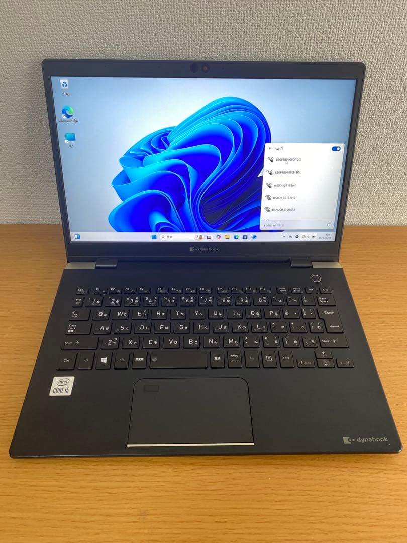 東芝ノートパソコン/i5-10210U/SSD128GB/メモリ8GB/無線