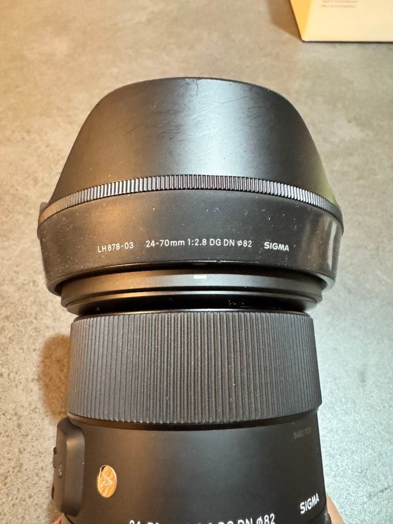 SIGMA 24-70mm F2.8 DG DN Art レンズ　Eマウント
