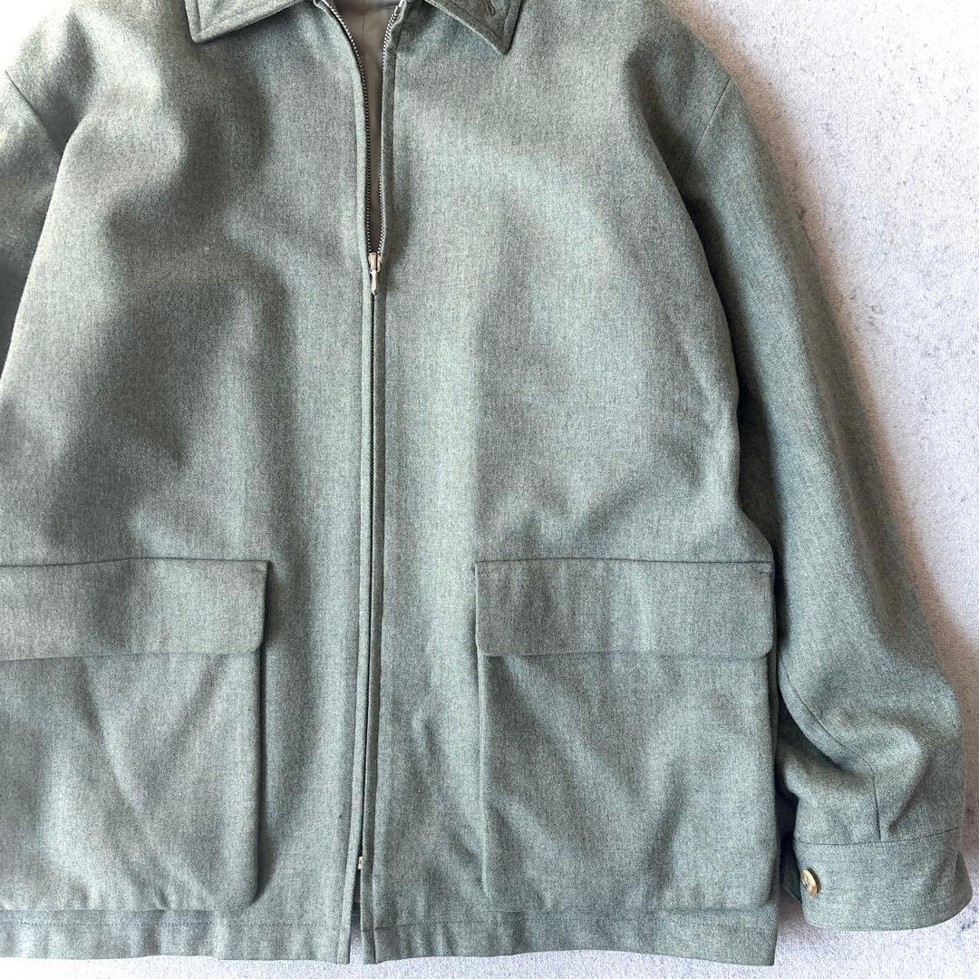 良品 マーガレットハウエル 日本製ウール スウィングトップ ブルゾン ドリズラー