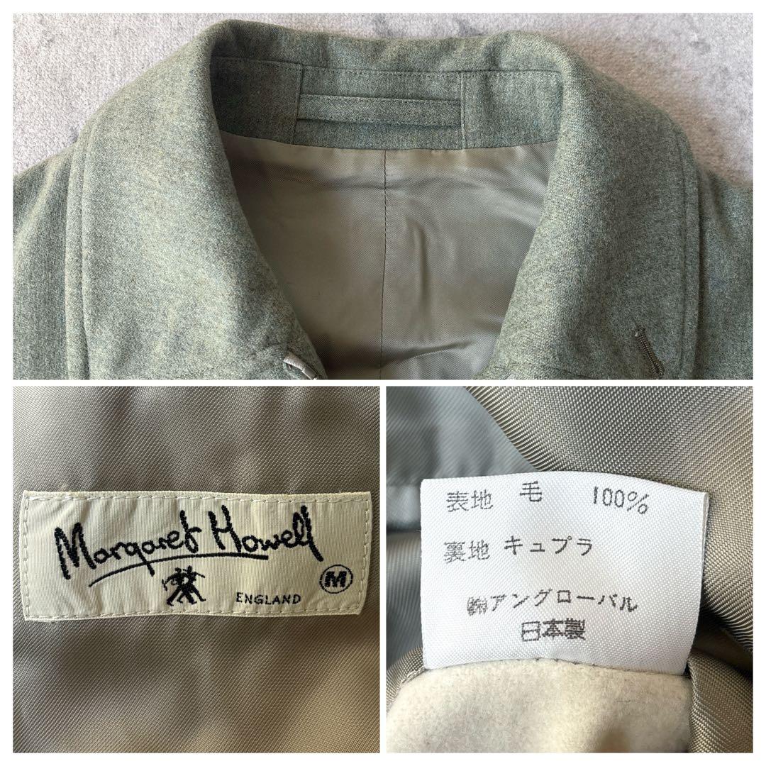 良品 マーガレットハウエル 日本製ウール スウィングトップ ブルゾン ドリズラー