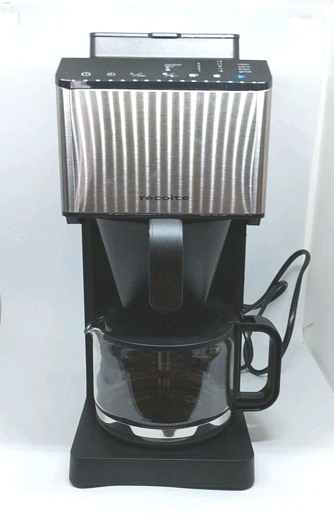 D001　recolte コーン式全自動コーヒーメーカー RCD-1(S)