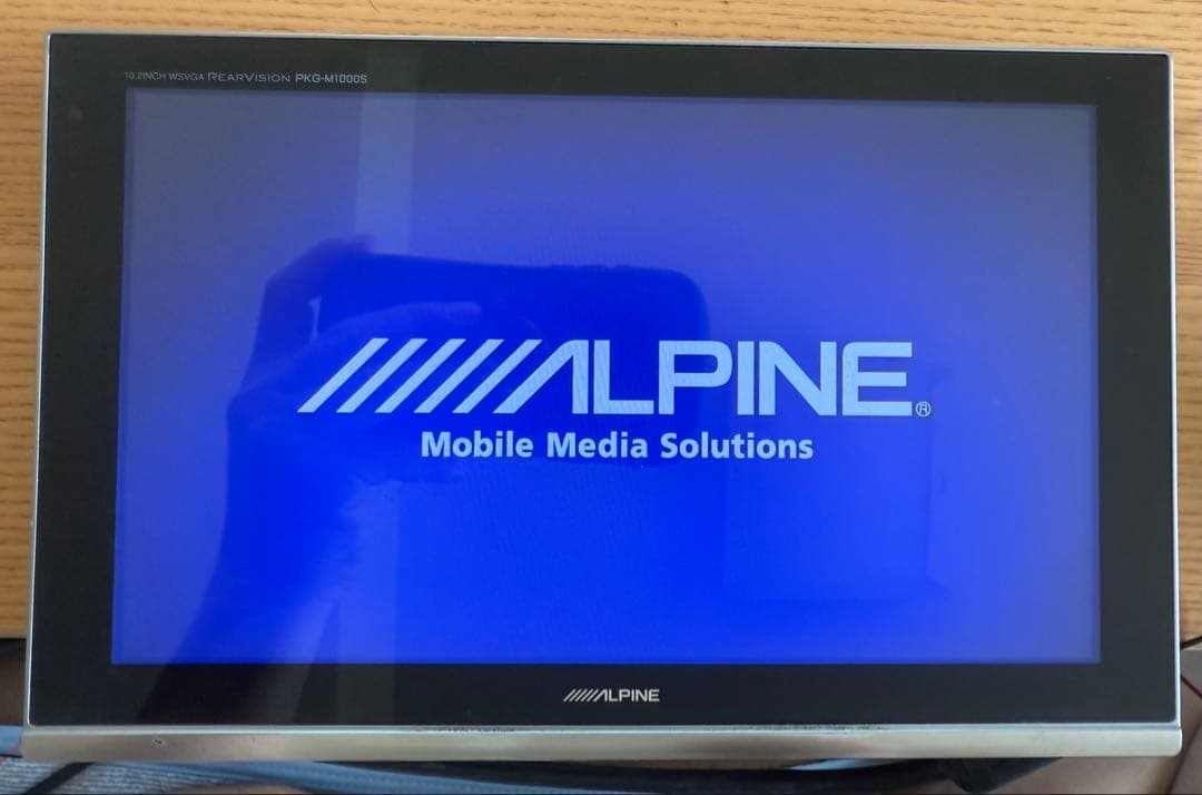 ALPINE 10.2インチ リアビジョン PKG-M1000S 中古