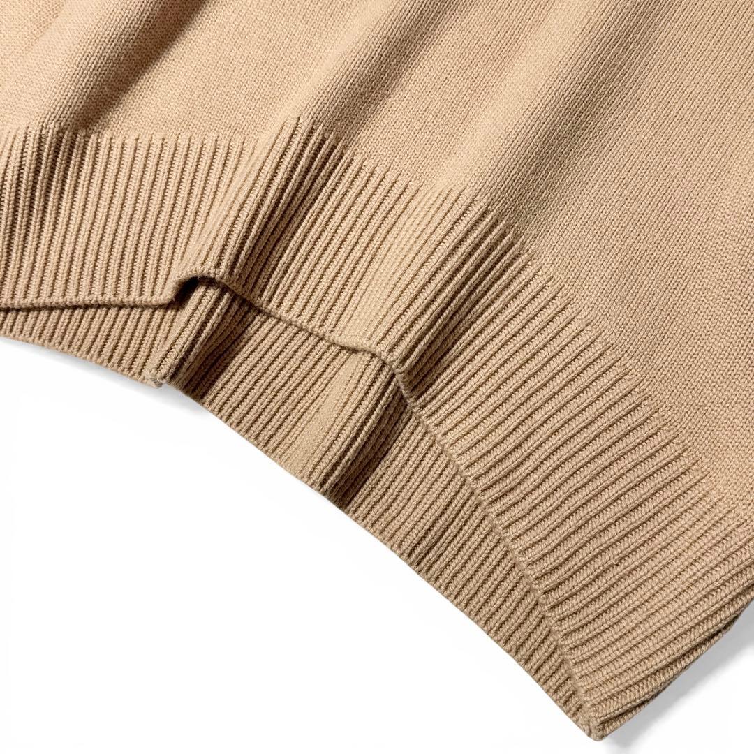 極美品✨️¥8.4万　エブール　カシミア100　ハイネックニット　キャメルベージュ