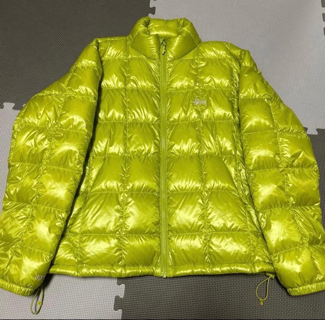 Stussy ダウンジャケット L ライムグリーン
