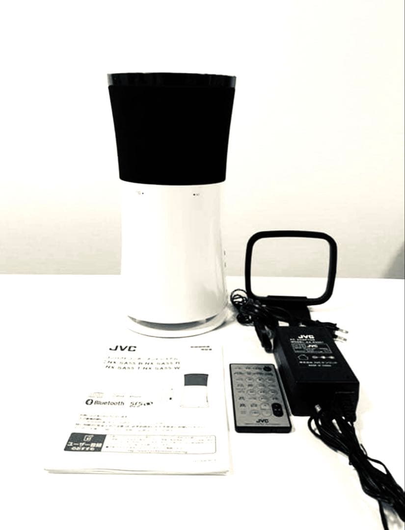 ビクター Victor コンパクトコンポーネントシステム ホワイト　白