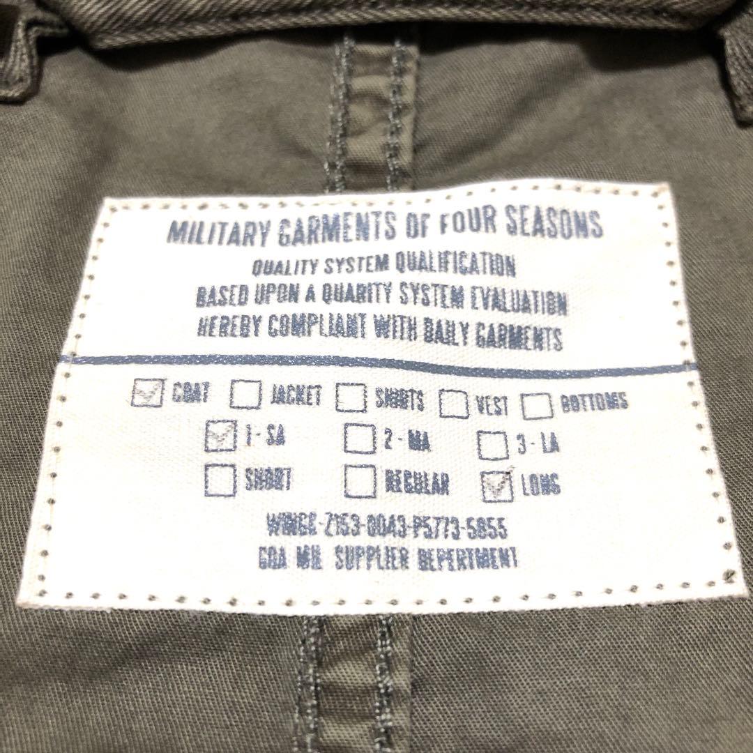 【ゴア】モッズコート ミリタリー キルトインナー ラクーンファー 脱着可能 良品