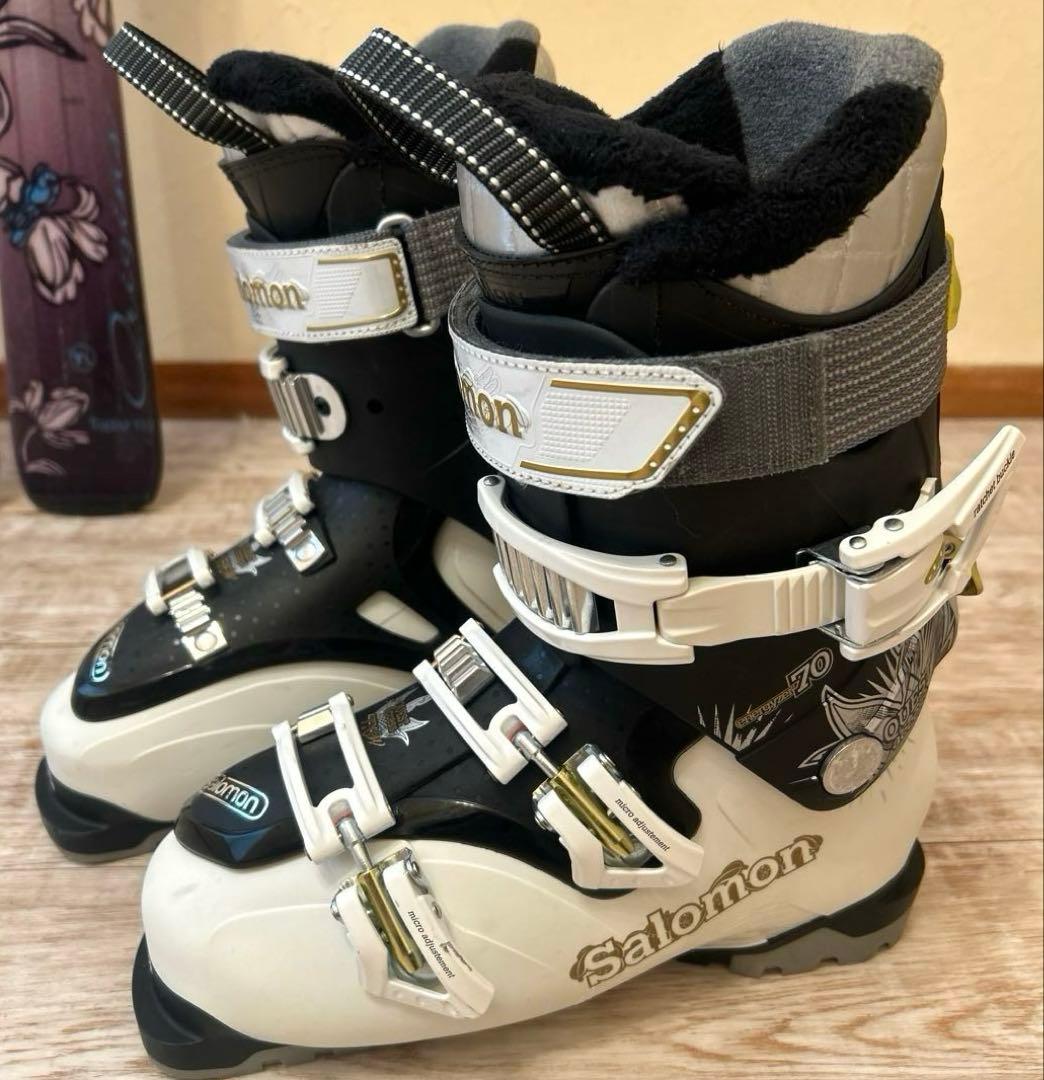 ◾️カービングスキーセット　板152㎝　ブーツ25.5㎝　女性用　レディース用