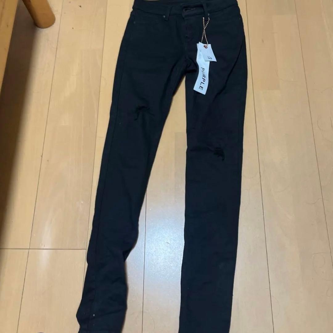 PURPLE BRAND ブラックデニム