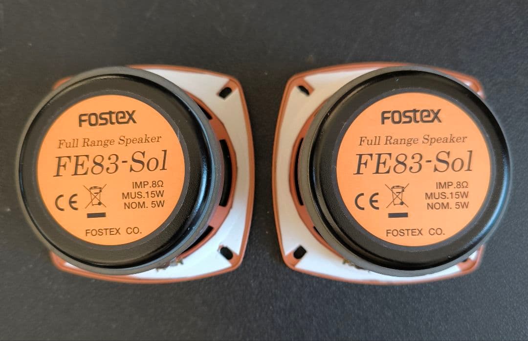 FOSTEX 8cmフルレンジユニット FE83-Sol