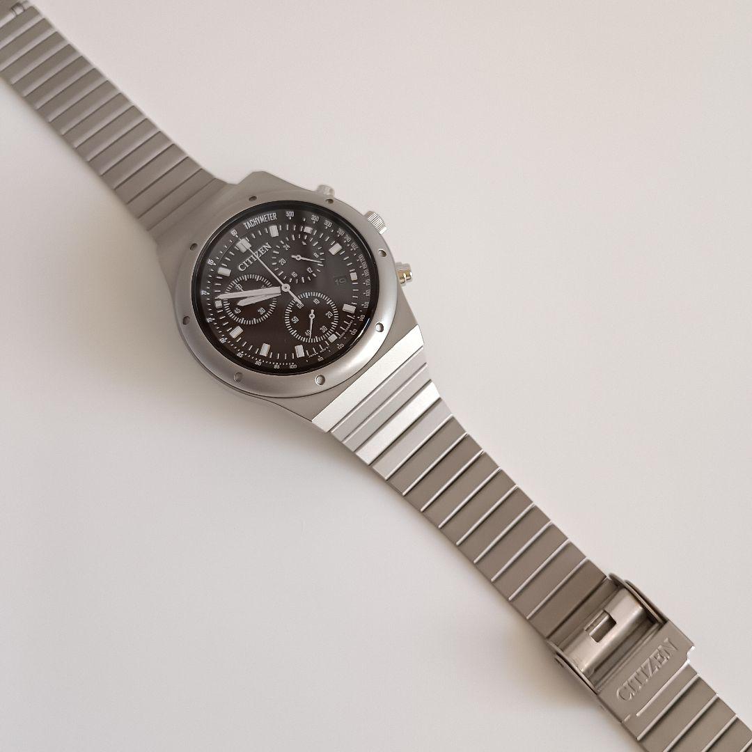 CITIZEN　シチズン　レコードレーベル　ソーラー腕時計　箱・取説・保証書付