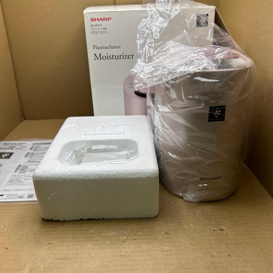 新品　シャープ　プラズマクラスター保湿器 ピンク系 IB-HF6-P