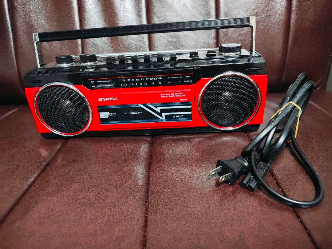 ドウシシャ SANSUI Bluetooth SCR-B2 ラジカセ