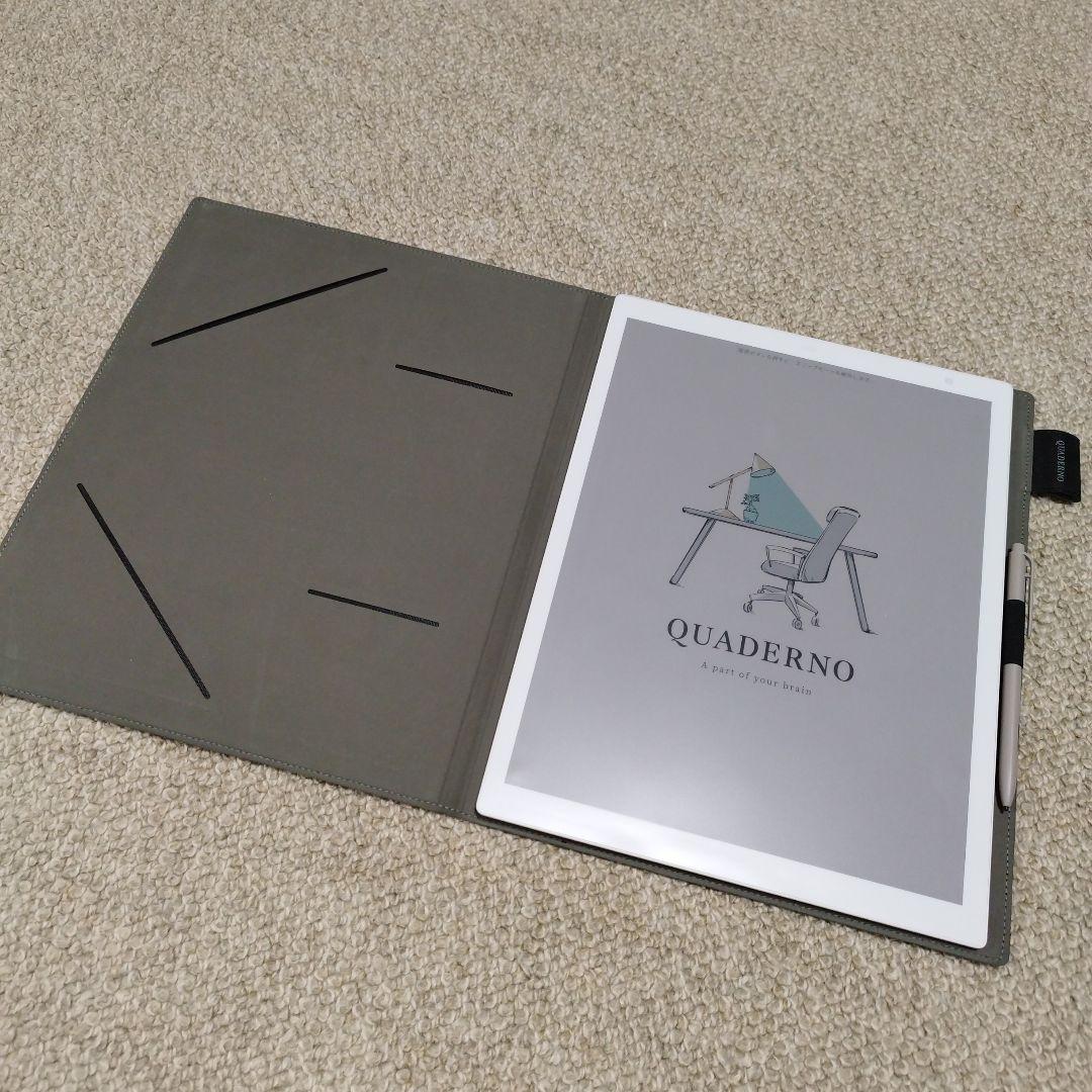 QUADERNO A4（Gen.3）クアデルノ　☆純正カバー付き☆
