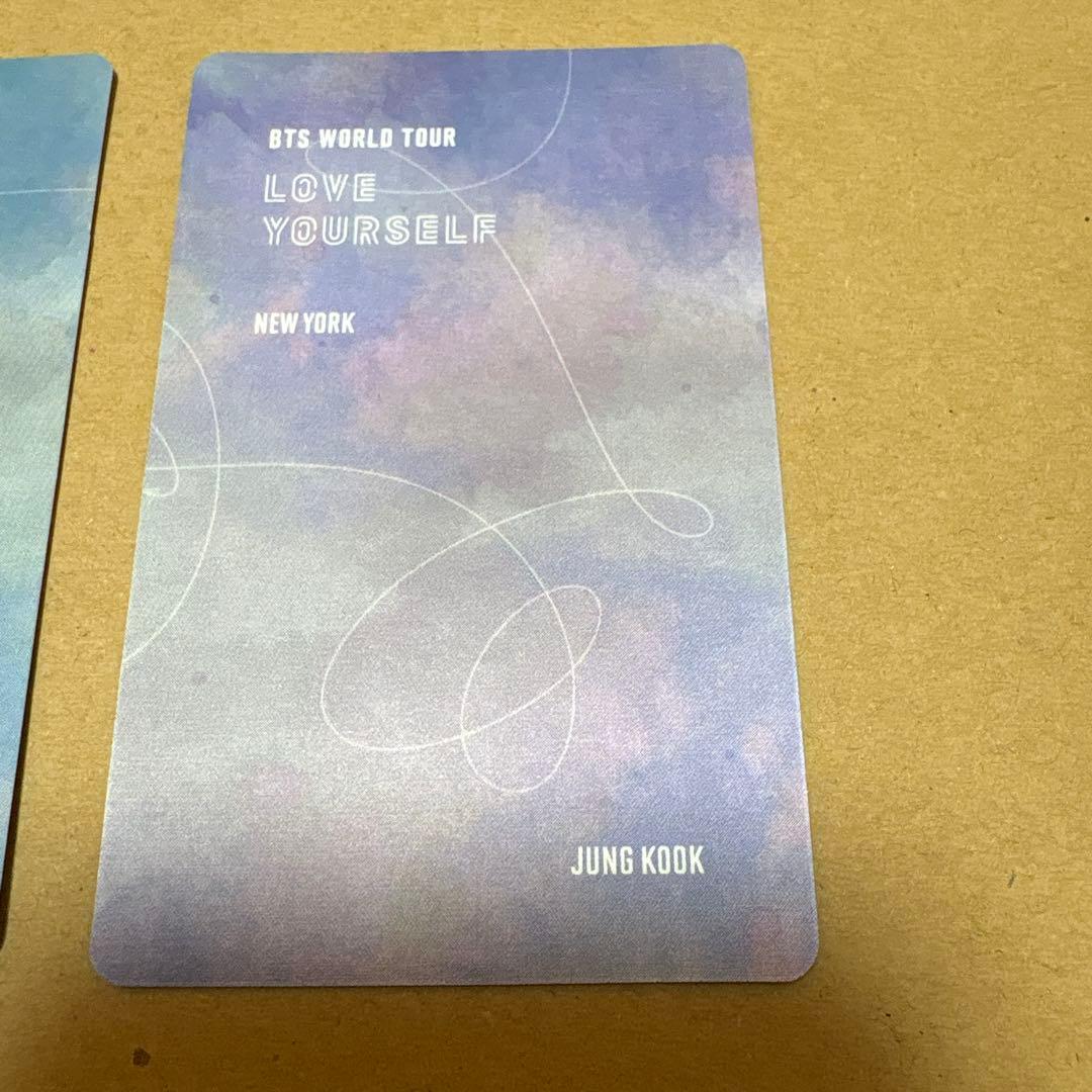 BTS LOVEYOURSELF 公式トレカ　グク☆ジョングク　２枚セット