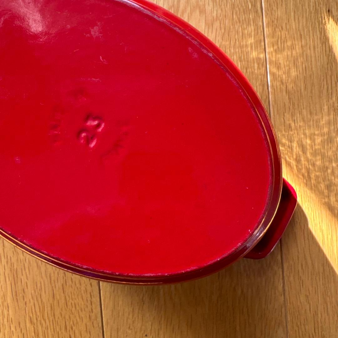 STAUB ストウブ オーバル23cmレッド