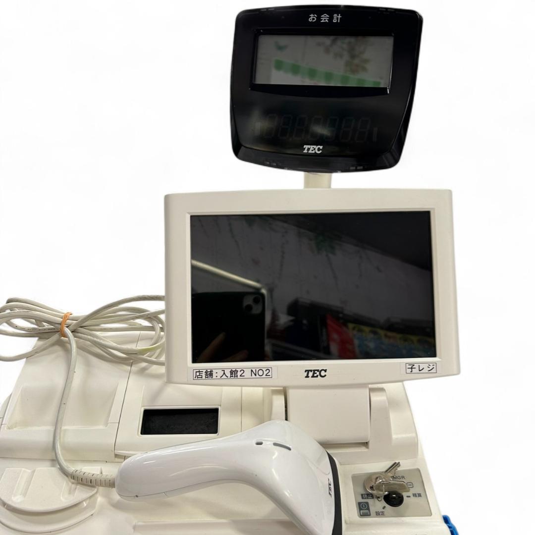 TEC東芝テック FS-2055 レジスター バーコードリーダー付 動作確認済②
