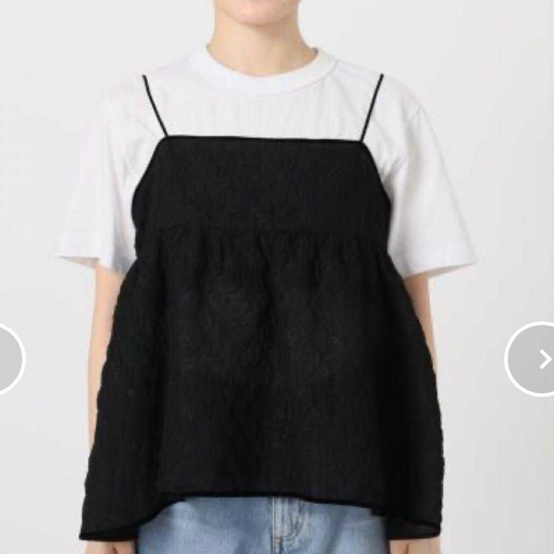 ERI○* 　24AW イエナ　フクレジャガードキャミトップブラウス