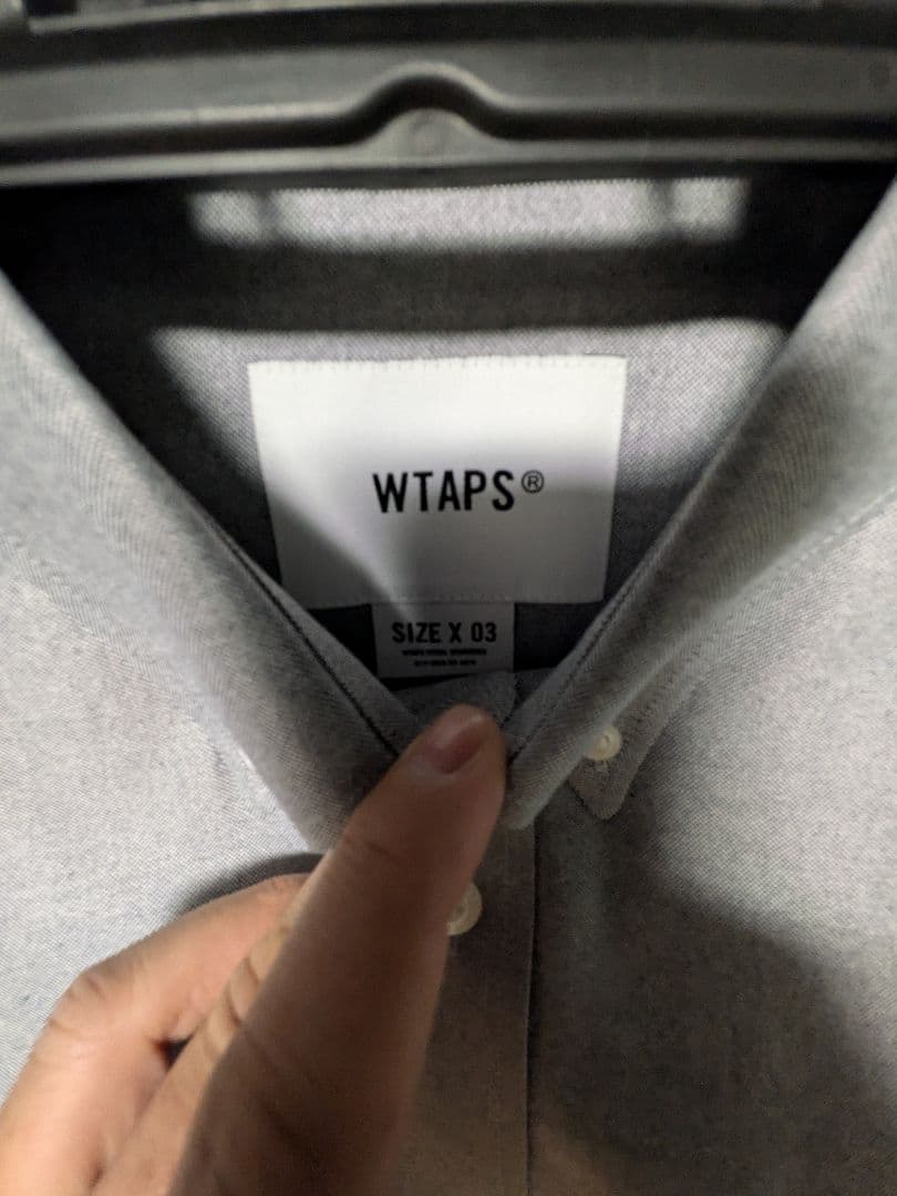 WTAPS　BD01/LS/CTPL.OXFORD 長袖シャツ