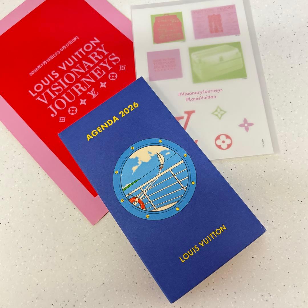 2026年版 ルイ・ヴィトン アジェンダ レフィル　ビジョナリー限定シール付き
