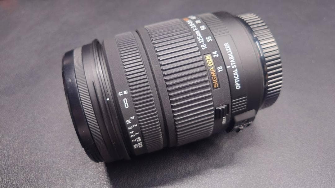 SIGMA 18-125mm 光学手ブレ補正レンズ