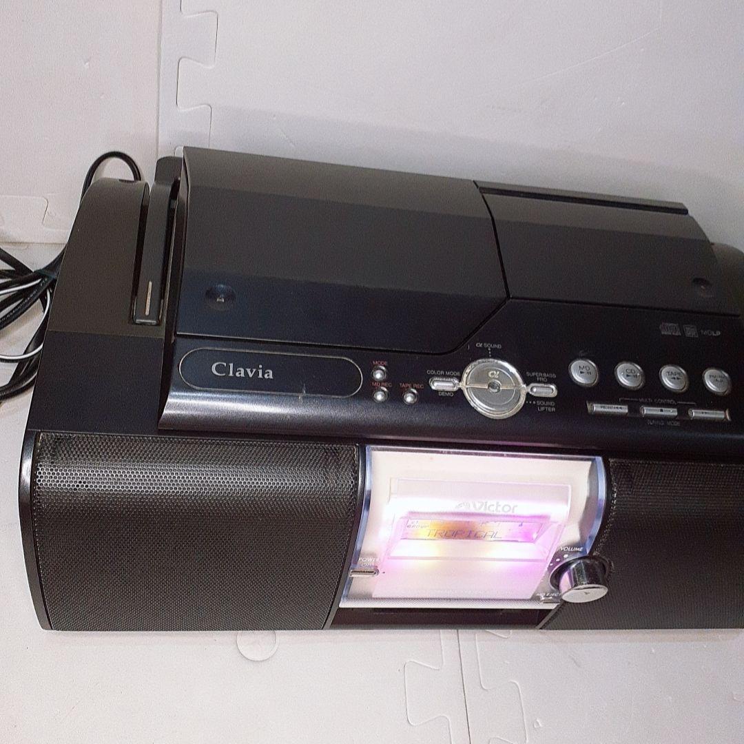 【レア】VICTOR RC-L1MD-8 ブラック CD・MD・ラジカセ