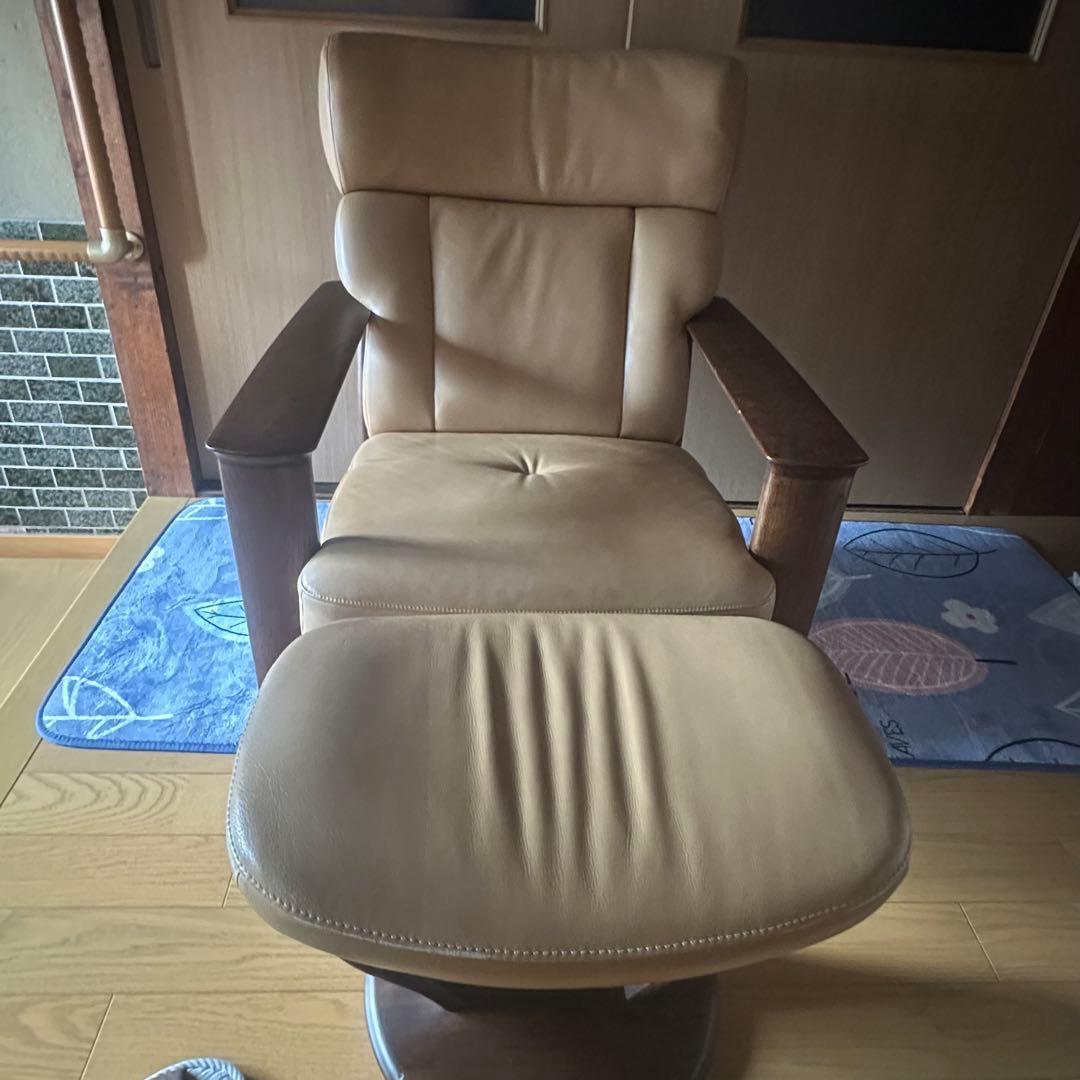 karimoku / カリモク WT41 アームチェア 1人掛け　オットマン付き