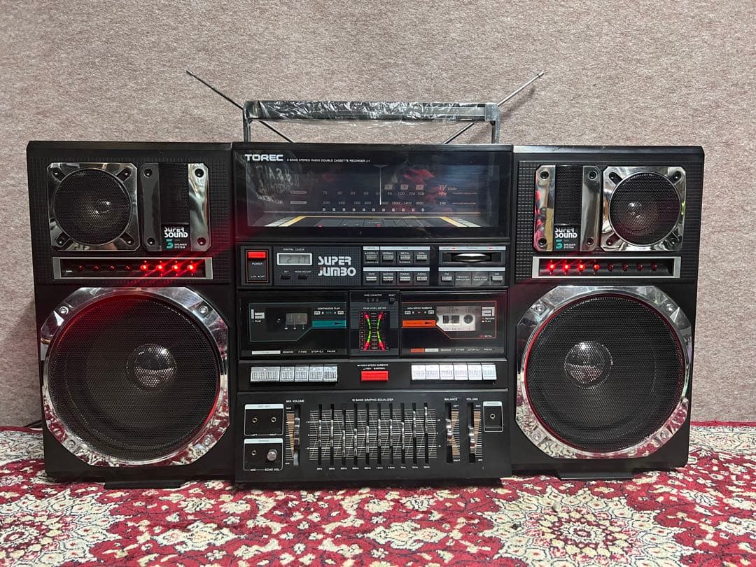 希少TOREC J-1 スーパージャンボ 大型ラジ中古動作品ビンテージ美品