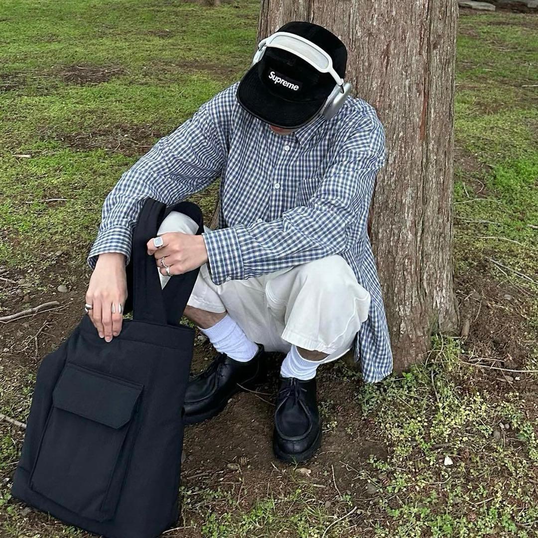 OLD stussy オールドステューシー　90s 刺繍チェックシャツ　古着