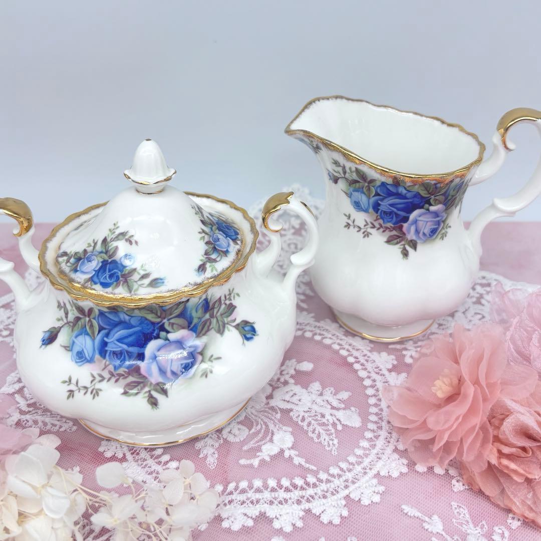   シュガーポット・クリーマー 廃盤　ブルー　ムーンライト